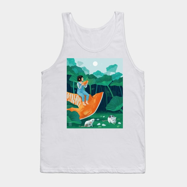 Pumpkin Tank Top by Freeminds